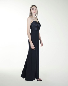 VESTIDO CL DRAPEADO EN TALLA