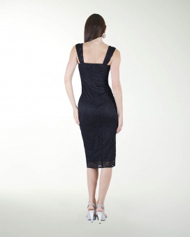 VESTIDO DA RECTO ESCOTE CUADRADO