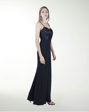 VESTIDO CL DRAPEADO EN TALLA