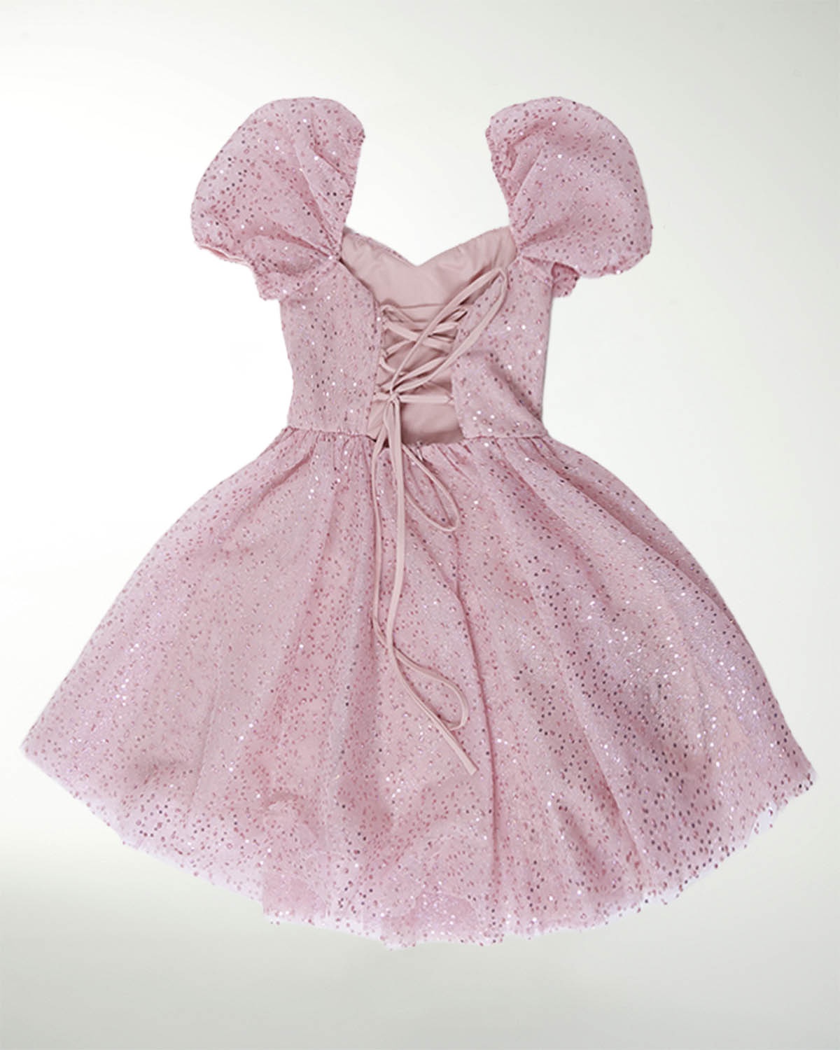 VESTIDO NI CIRCULAR CON MAGA AGLOBADA