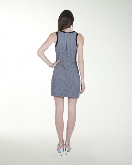 VESTIDO CA COMBINADO CON BIES