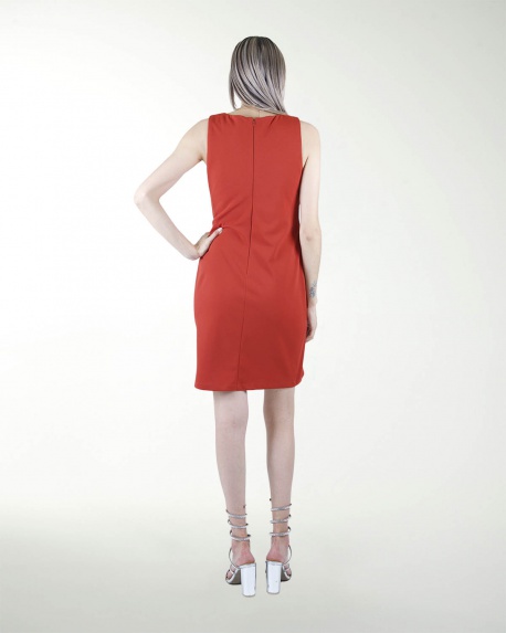 VESTIDO CA RECTO ESCOTE EN V