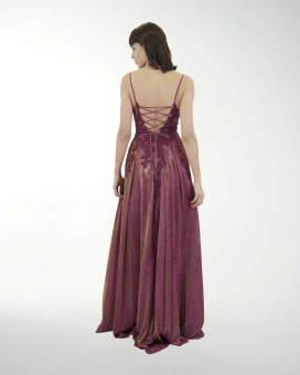VESTIDO PR GRAN GALA CON BRILLO