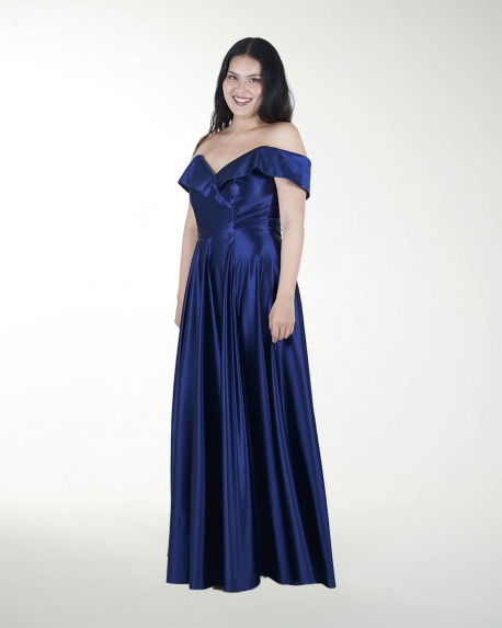 VESTIDO TE WARP DE HOMBRO DESCUBIERTO