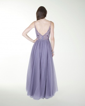 VESTIDO PR GRAN GALA CON BRILLO
