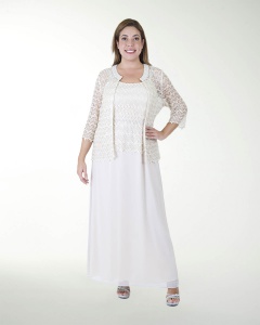 VESTIDO CON SACO