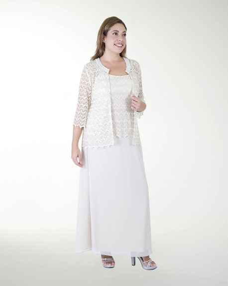 VESTIDO CON SACO