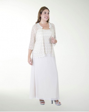 VESTIDO CON SACO