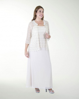 VESTIDO CON SACO