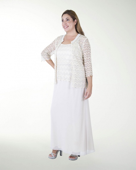 VESTIDO CON SACO