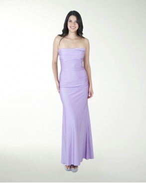 VESTIDO CL STRAPLESS DRAPEADO