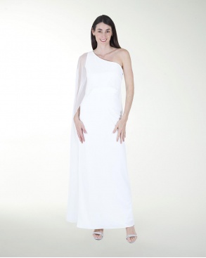 VESTIDO CL BLA DE UNA MANGA