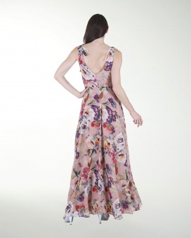 VESTIDO PL LARGO ESCOTE EN V