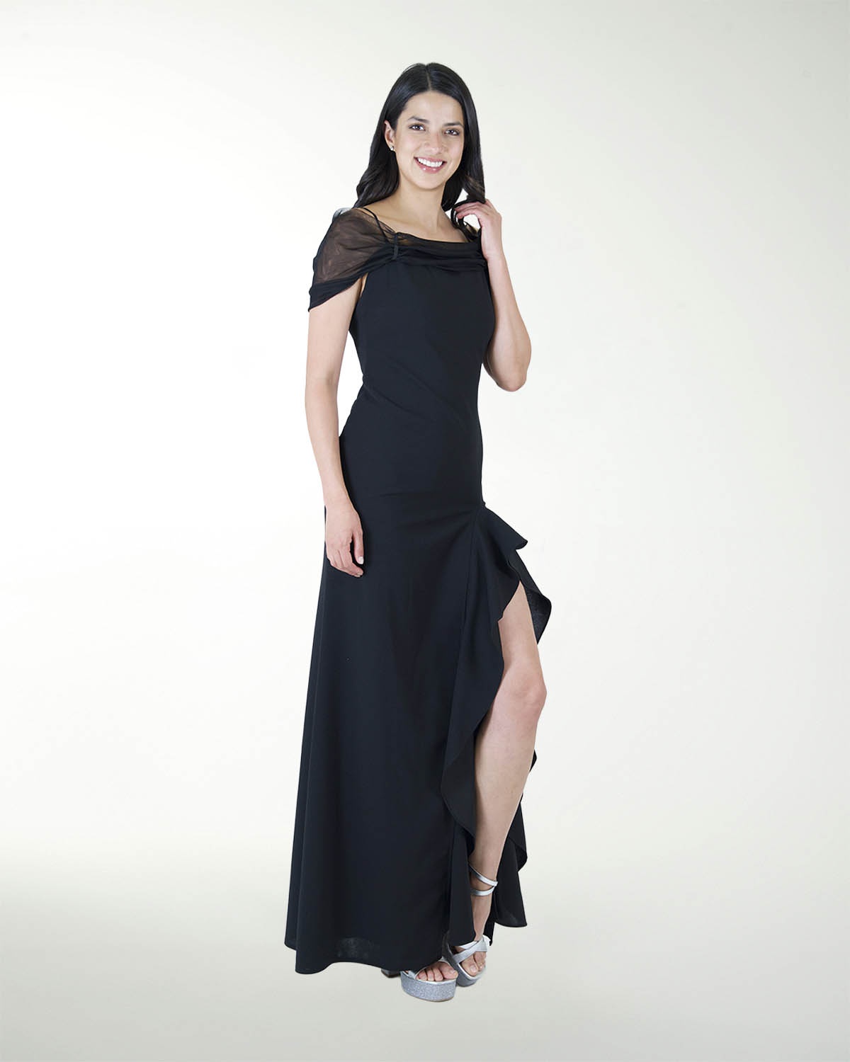 VESTIDO CL HOMBRO DESCUBIERTO