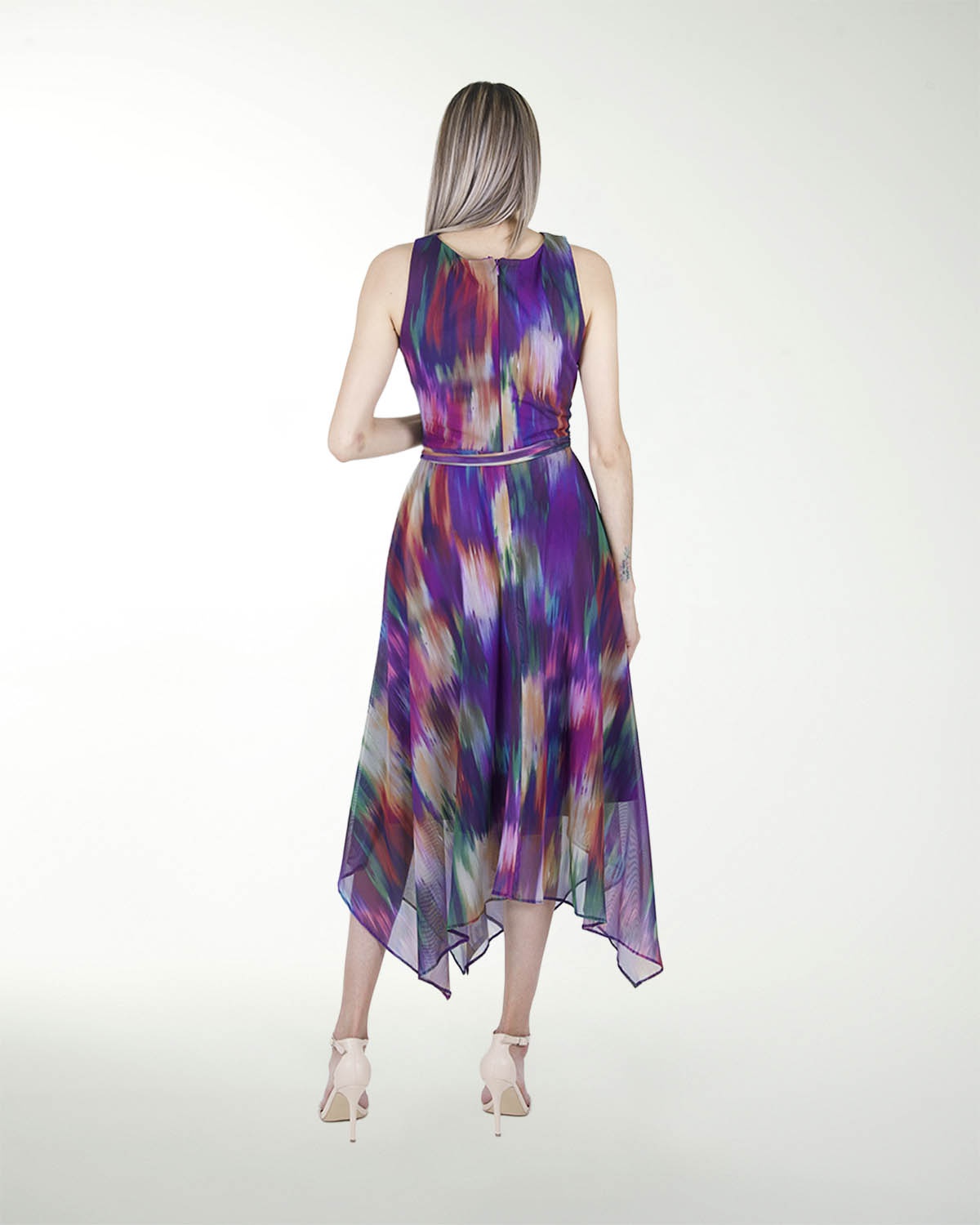 VESTIDO DA CON PICOS AMARRE