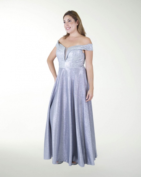 TMAX VESTIDO TE CON DESTELLO DE BRILLOS