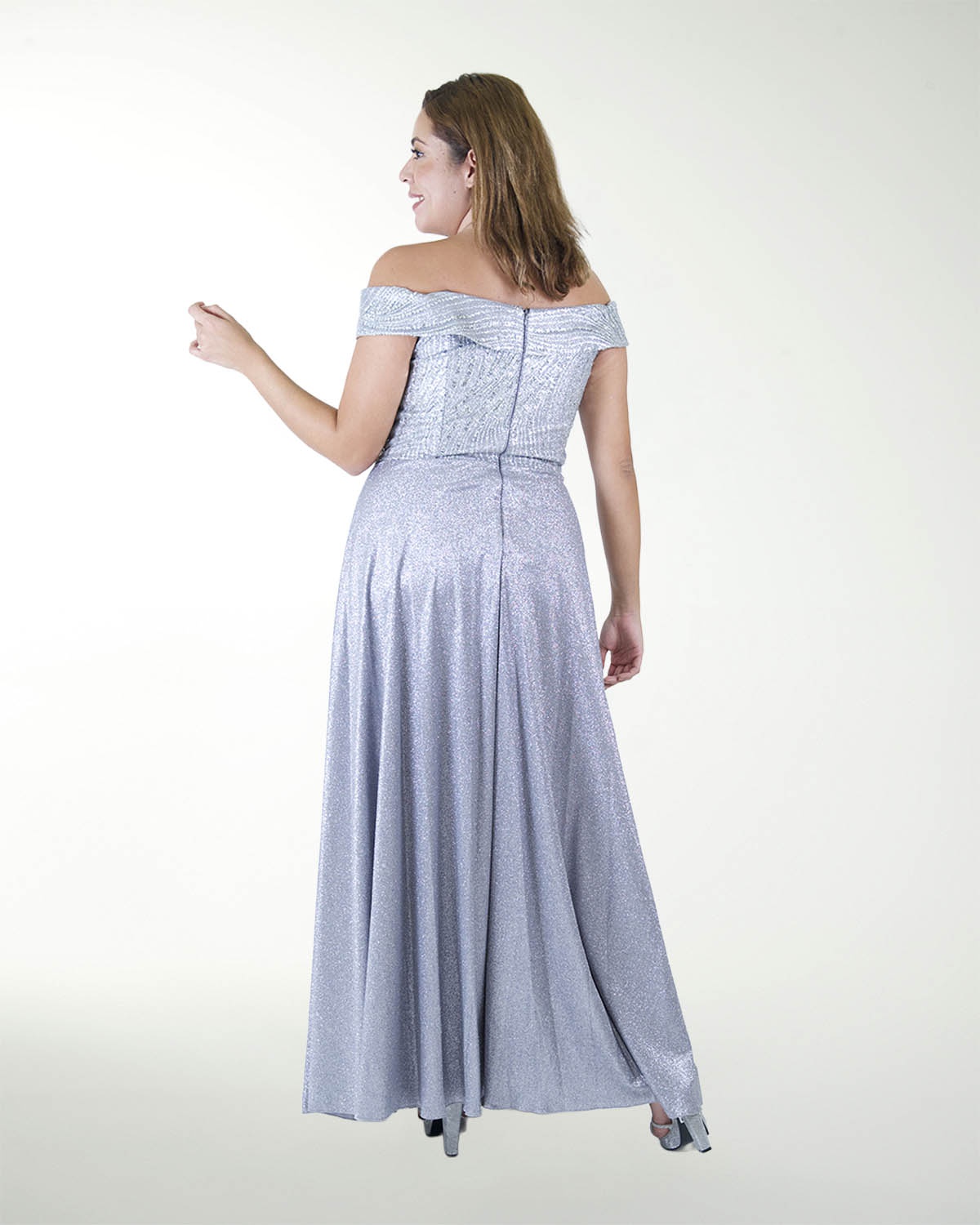 TMAX VESTIDO TE CON DESTELLO DE BRILLOS