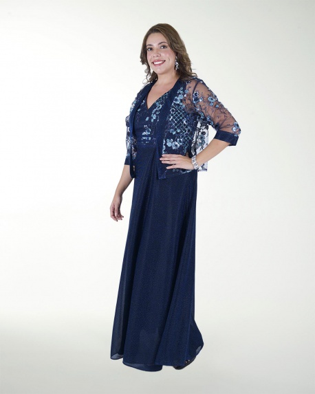 TMDA VESTIDO TE CON SACO Y MANGA