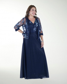 TMDA VESTIDO TE CON SACO Y MANGA