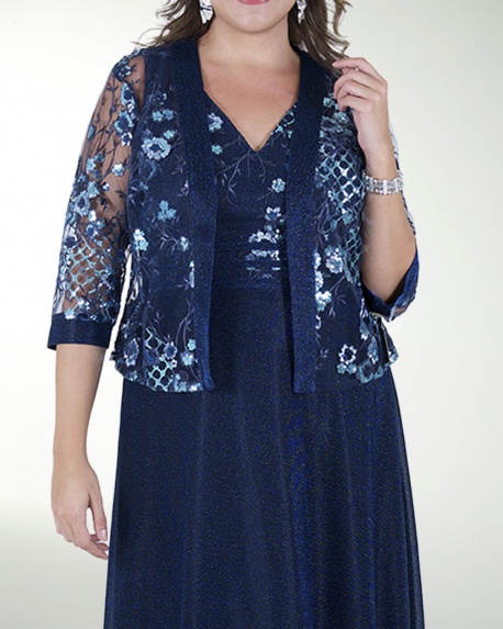 TMDA VESTIDO TE CON SACO Y MANGA