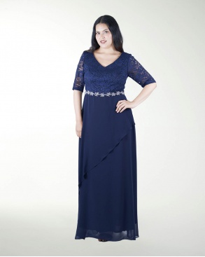 VESTIDO TE CON SACO Y MANGAS