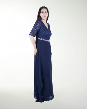 VESTIDO TE CON SACO Y MANGAS