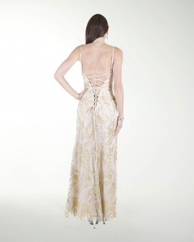 VESTIDO CL CORSET CON ABERTURA