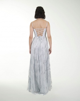 VESTIDO CL CON ABERTURAS EN FALDA