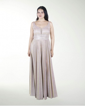 VESTIDO TE CON DESTELLO DE BRILLO