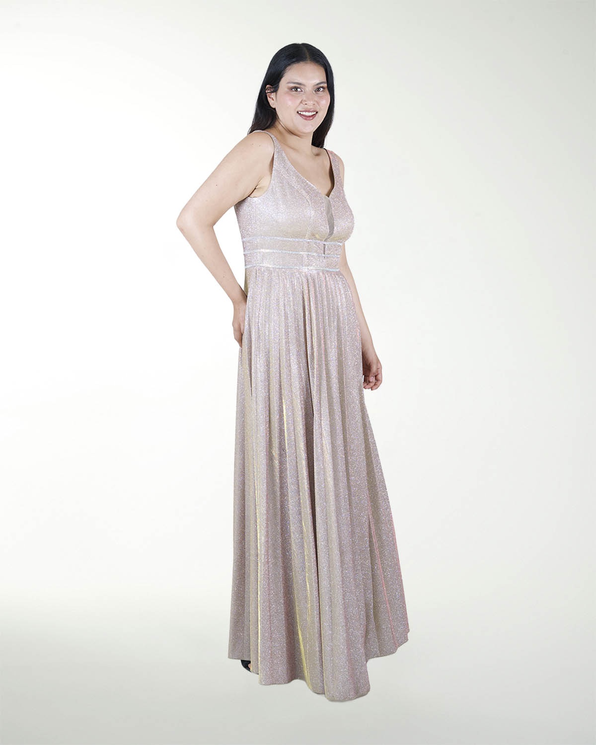 TMAX VESTIDO TE CON DESTELLO DE BRILLO