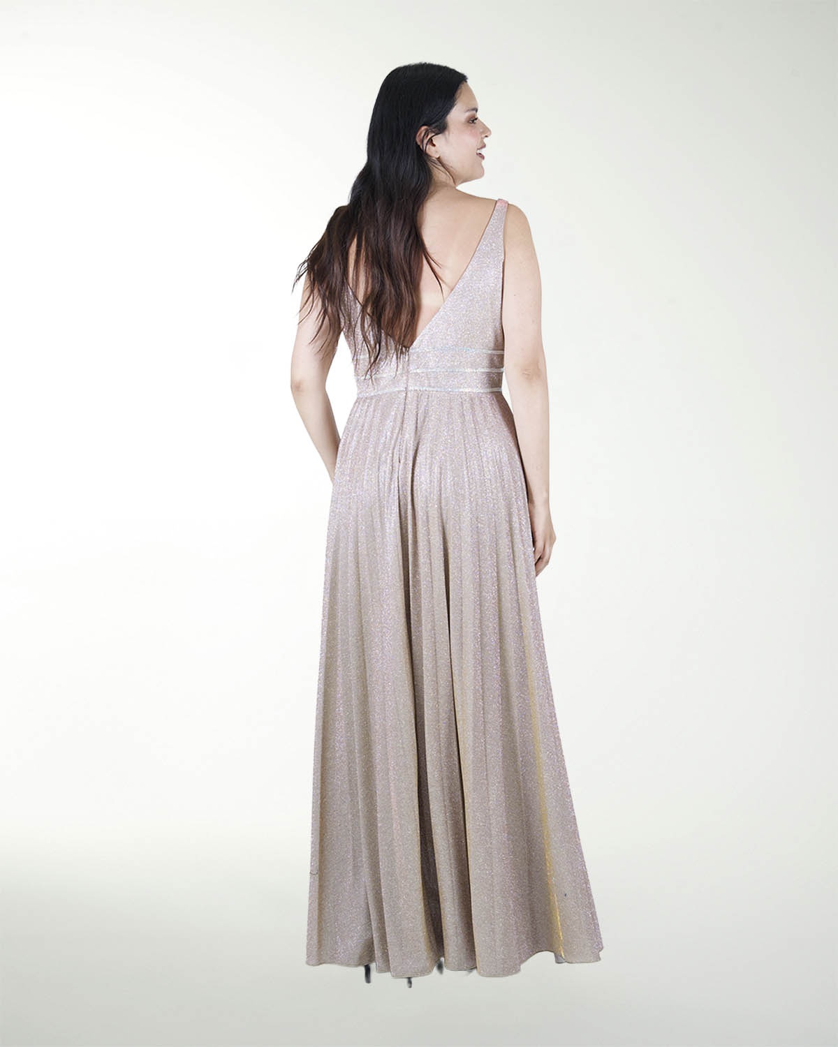 TMAX VESTIDO TE CON DESTELLO DE BRILLO