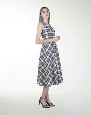 VESTIDO DA FALDA CIRCULAR
