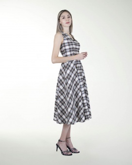 VESTIDO DA FALDA CIRCULAR