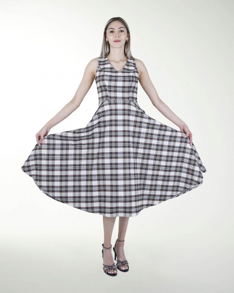 VESTIDO DA FALDA CIRCULAR