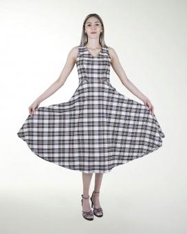 VESTIDO DA FALDA CIRCULAR