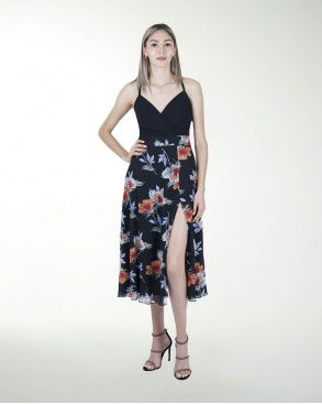 VESTIDO CASUAL 50,s ESTAMPADO