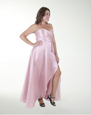 VESTIDO DE FIESTA LISO