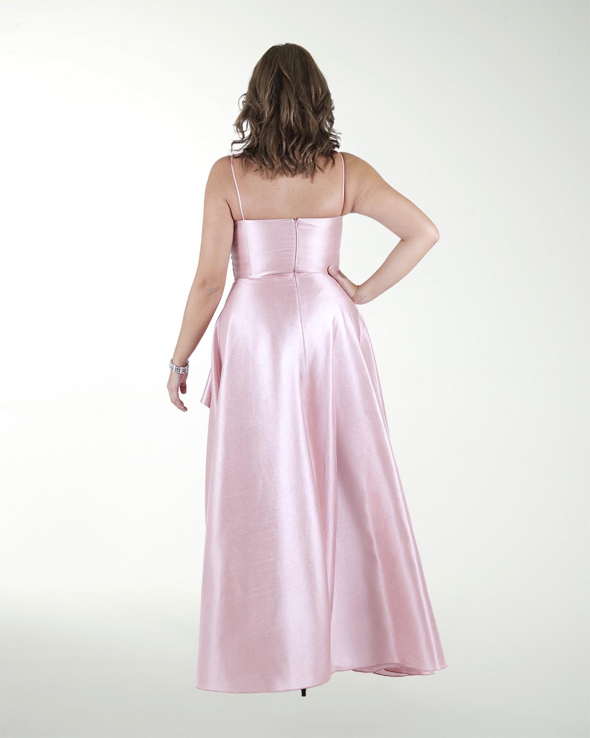 VESTIDO DE FIESTA LISO
