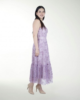 VESTIDO TE CORSET LARGO MIDI
