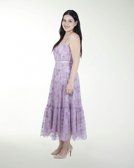 VESTIDO TE CORSET LARGO MIDI