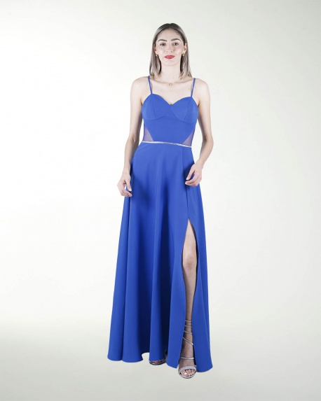 TNIN VESTIDO CL TRANSPARENCIA AL COSTADO