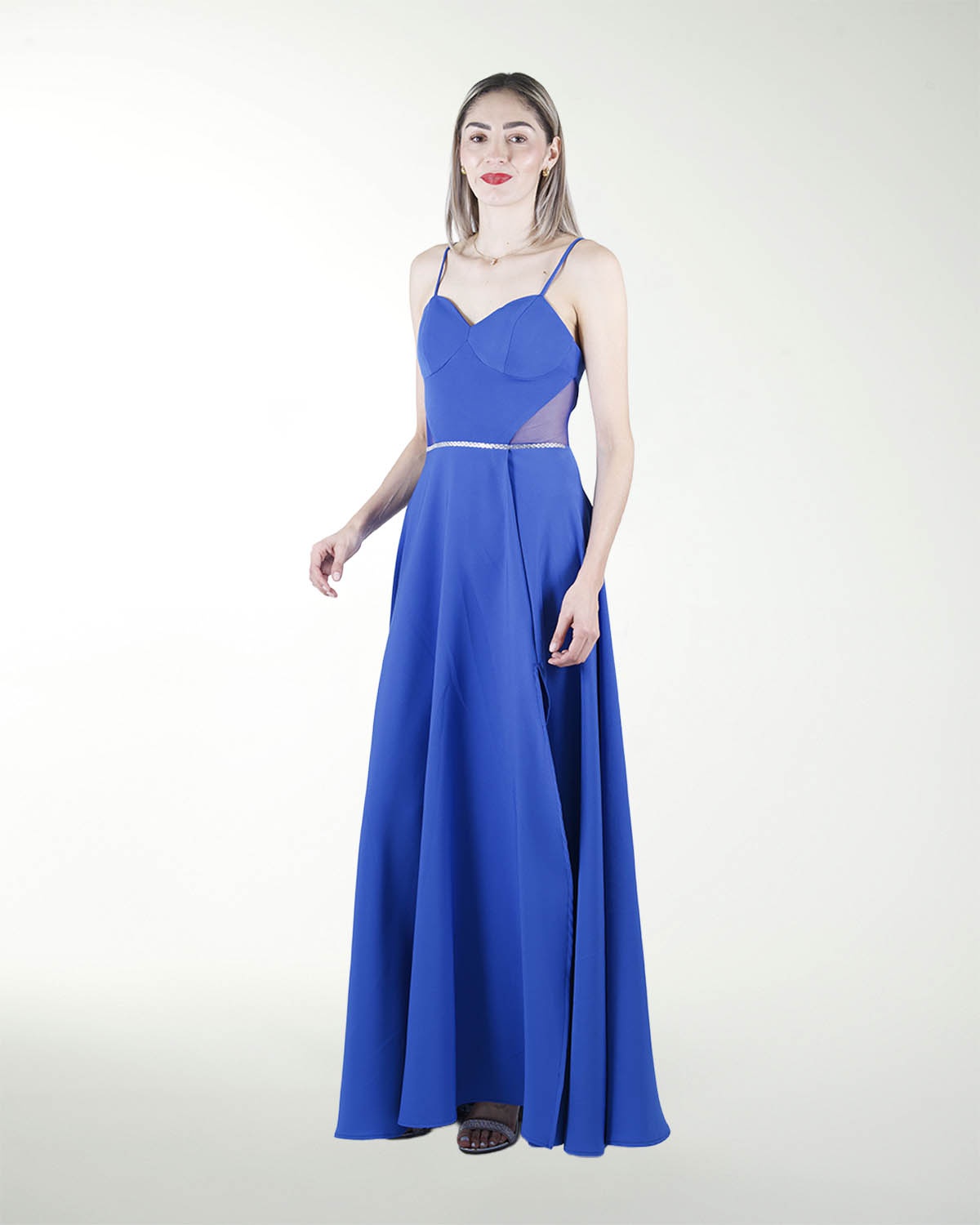 TNIN VESTIDO CL TRANSPARENCIA AL COSTADO
