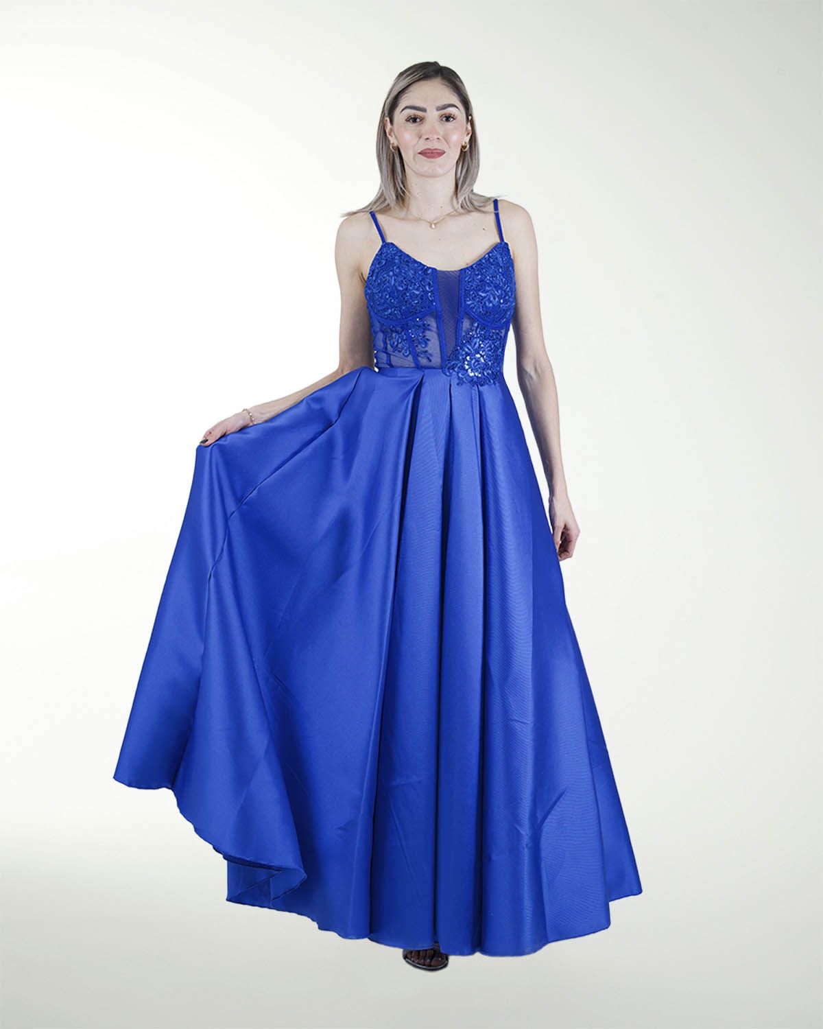 TNIN VESTIDO CL TRANSPARENCIA EN TALLE
