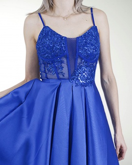 TNIN VESTIDO CL TRANSPARENCIA EN TALLE
