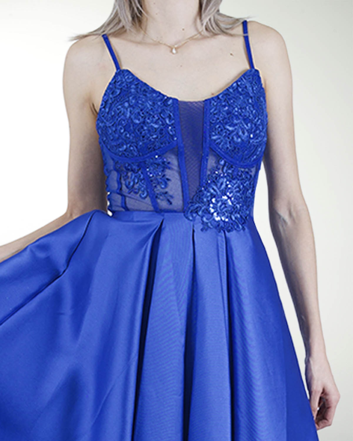 TNIN VESTIDO CL TRANSPARENCIA EN TALLE
