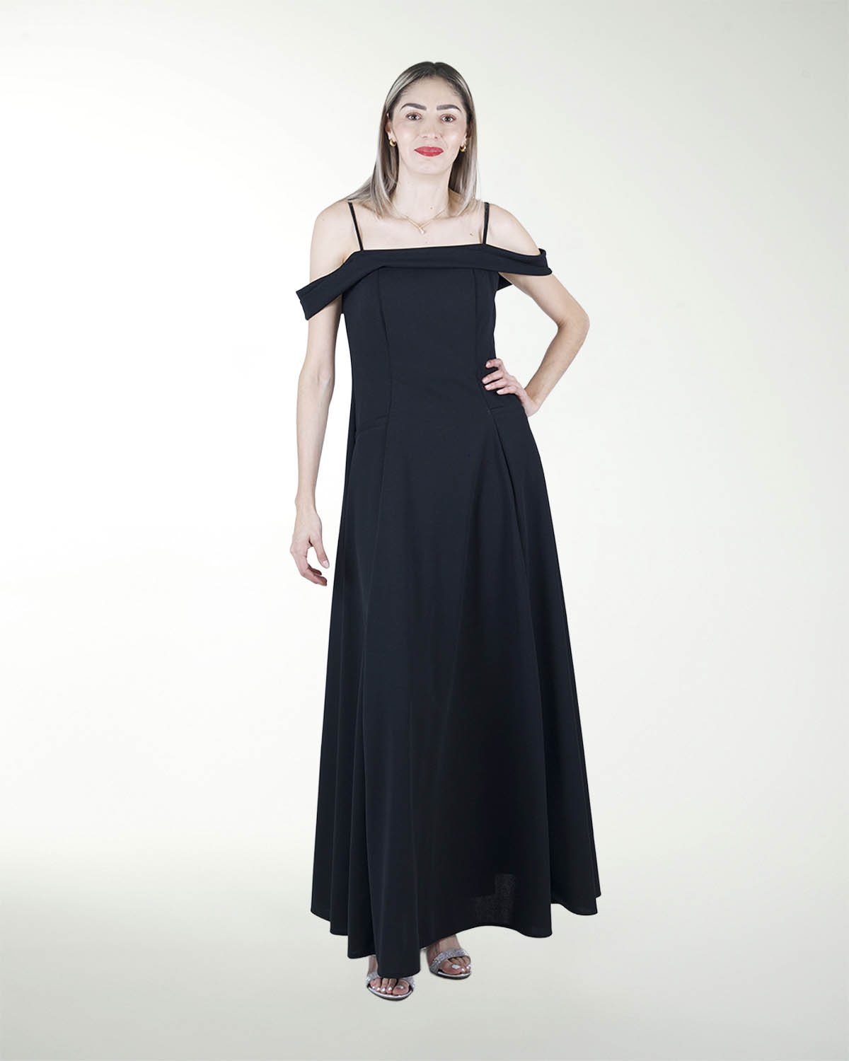 TNIN VESTIDO CL LISO HOMBRO CAIDO