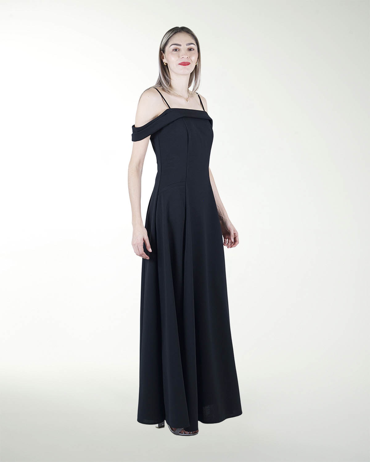 TNIN VESTIDO CL LISO HOMBRO CAIDO