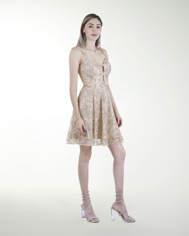 TNIN VESTIDO CC CON DESTELLOS DE BRILLO