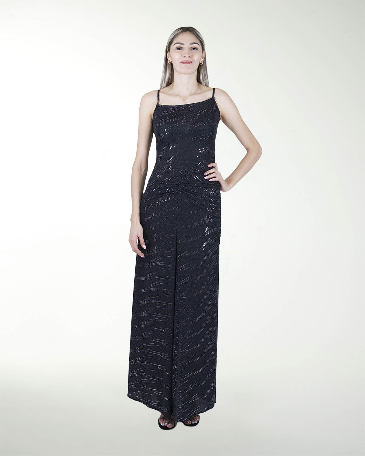 VESTIDO CL CON DRAPEADO EN CADERA
