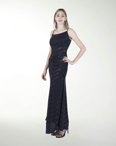 VESTIDO CL CON DRAPEADO EN CADERA